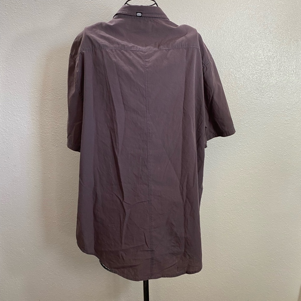 Ecko Unltd Grey collared button up shirt size XL - Picture 5 of 8
